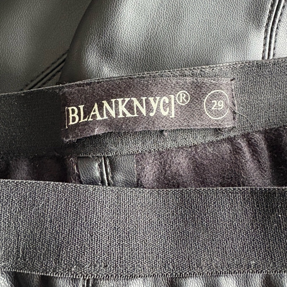 Blank NYC Black High-Waisted Leggings | Size 29 - Picture 5 of 6
